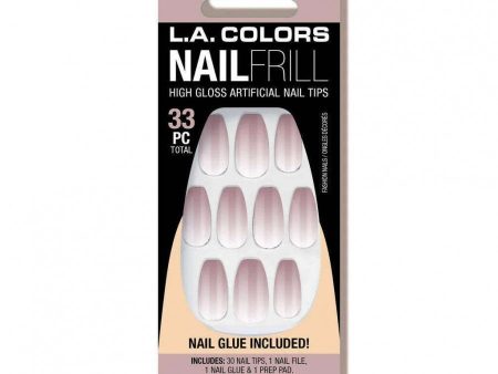 La Colors Nail Frill High Gloss Artificial Nail Tips Sale