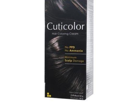 Cuticolor Hair Coloring Cream Black Discount