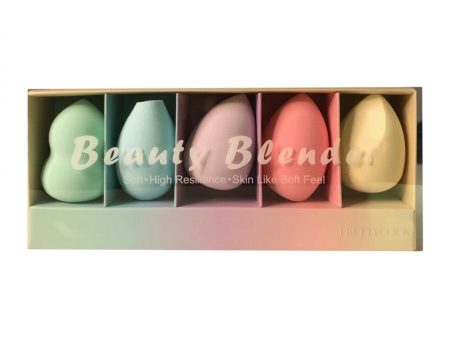 Prettyclick Soft & High Resilience 5 Pcs Beauty Blender Online Hot Sale