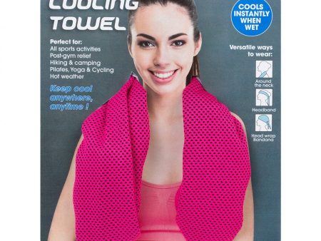 Cala Cooling Towel Hotpink For Discount