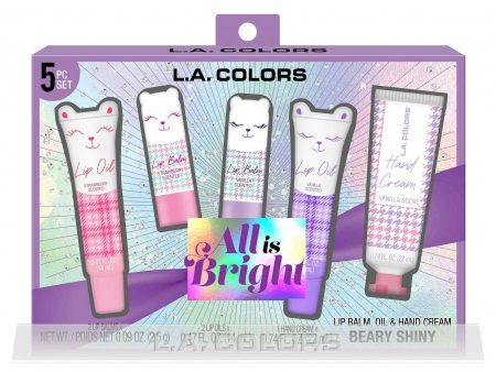 L.A. Colors All Is Bright 5 pcs Beary Shiny Moisturizer Set Online now