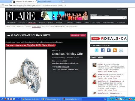 FLARE Holiday Gift Guide 2011 Fashion