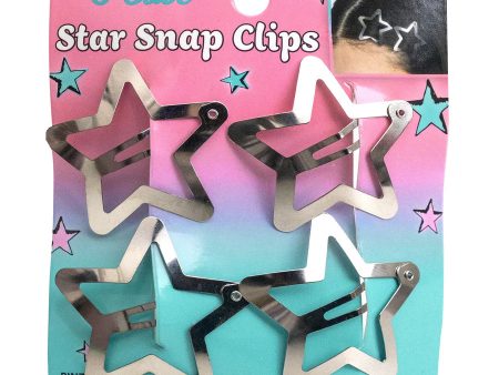 J Babe Star Snap Clips 4 pcs For Discount