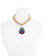 GLAMOUR TWIST STATEMENT NECKLACE (VITRAIL) Online Hot Sale