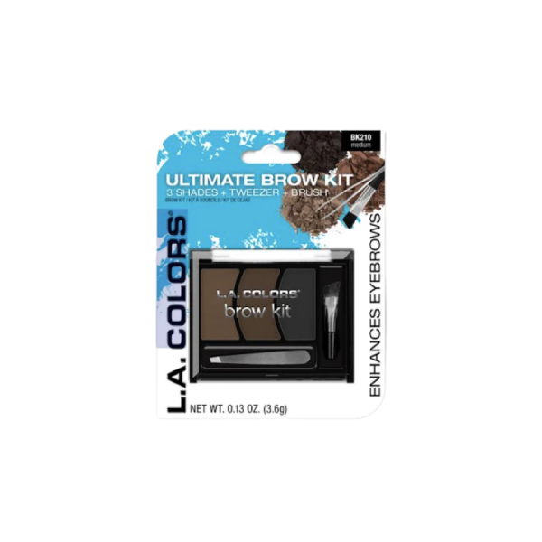 L.A. Colors Ultimate Brow Kit - Medium Fashion