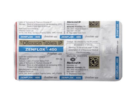 Zenflox 400 MG Tab on Sale