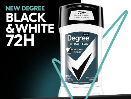 Degree 72H+ Ultra Clear Black + White Deodorant 6g -Fresh on Sale