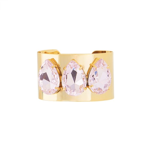 POWER DROP STATEMENT CUFF (GOLD ROSALINE) Online Hot Sale