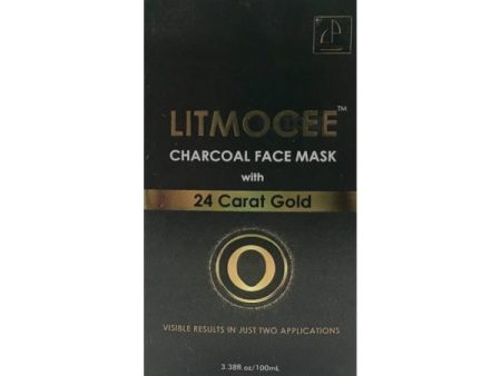 Litmocee Charcoal Face Mask With 24 Carat Gold Online now