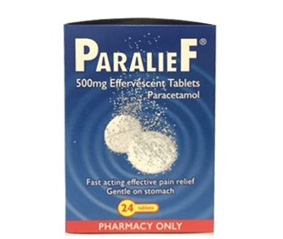 Paralief 500mg Effervescent Tablets 24 Tablets Fashion