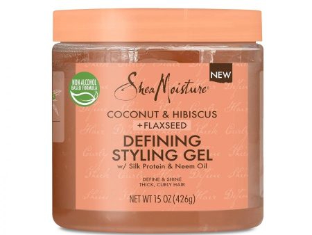 Shea Moisture Coconut & Hibiscus Defining Styling Gel 425g For Discount