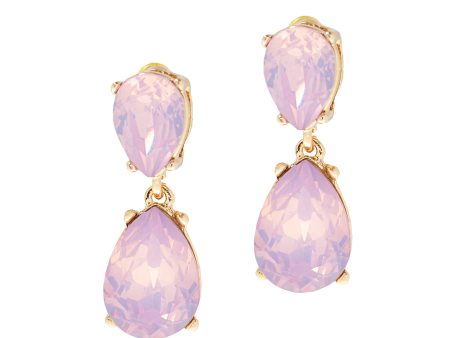 PARIS PINK STATEMENT EARRINGS Online now