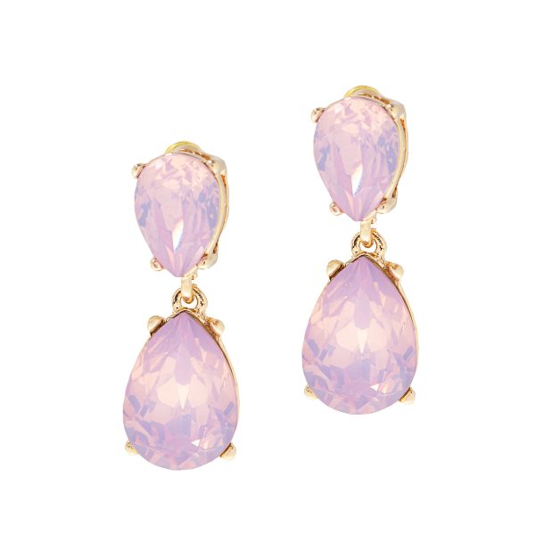 PARIS PINK STATEMENT EARRINGS Online now