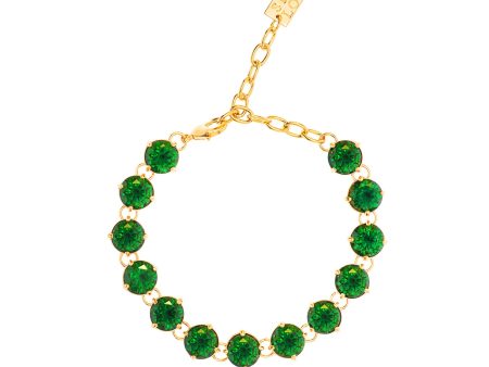 OLD HOLLYWOOD STATEMENT BRACELET (EMERALD) Online