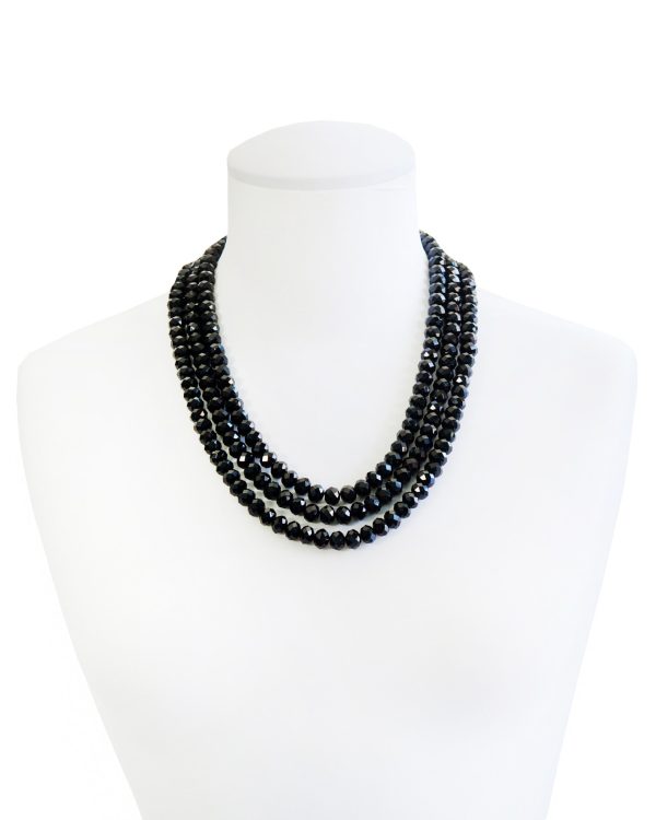 BEAUTIFUL IN BLACK STATEMENT NECKLACE Online