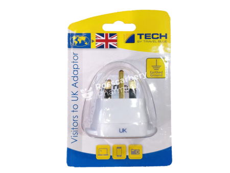 TECH by Travel Blue Visitor To UK Adaptor Hot on Sale