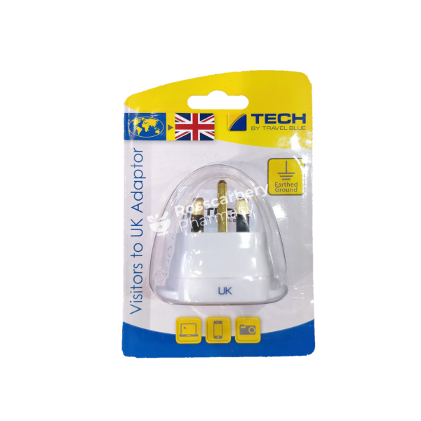 TECH by Travel Blue Visitor To UK Adaptor Hot on Sale