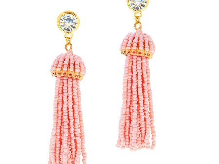 SUMMER SPLASH STATEMENT EARRINGS (CORAL) For Cheap