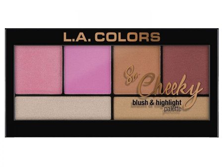 La Colors So Cheeky Blush and Highlighter Palette Online Hot Sale