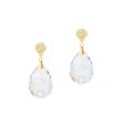 CRYSTAL DROP STATEMENT EARRINGS (CLEAR) Online