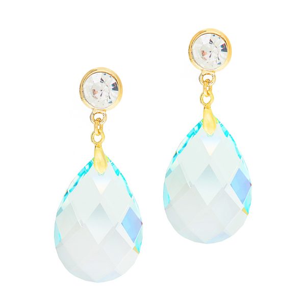 BEACH BLUE STATEMENT EARRINGS on Sale