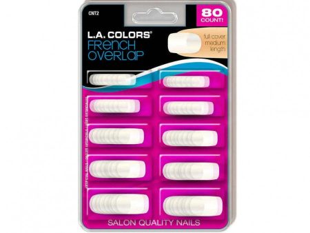 La Colors Nail Tips -French Overlap Online