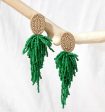 Bead tassel drop earrings Hot on Sale