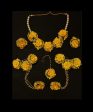 Yellow Floral Henna Jewellery Set. Online now