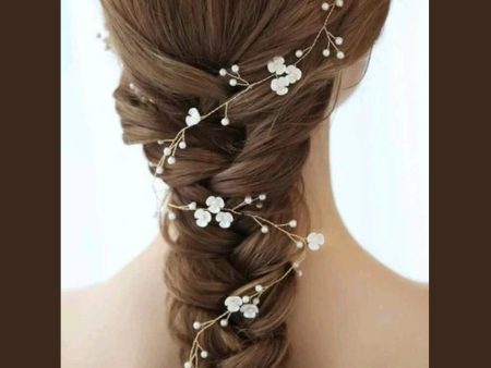 Vogue Hair Accessories Handmade Hair Clip Hair Pins Hair Accessories (50 CM) (Silver) Online Hot Sale