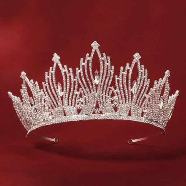 Crown design rhinestone hair accessory Online Sale