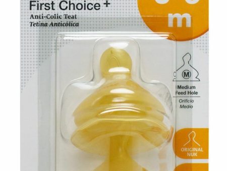 NUK First Choice Anti-colic Teat Latex 0-6 month Online