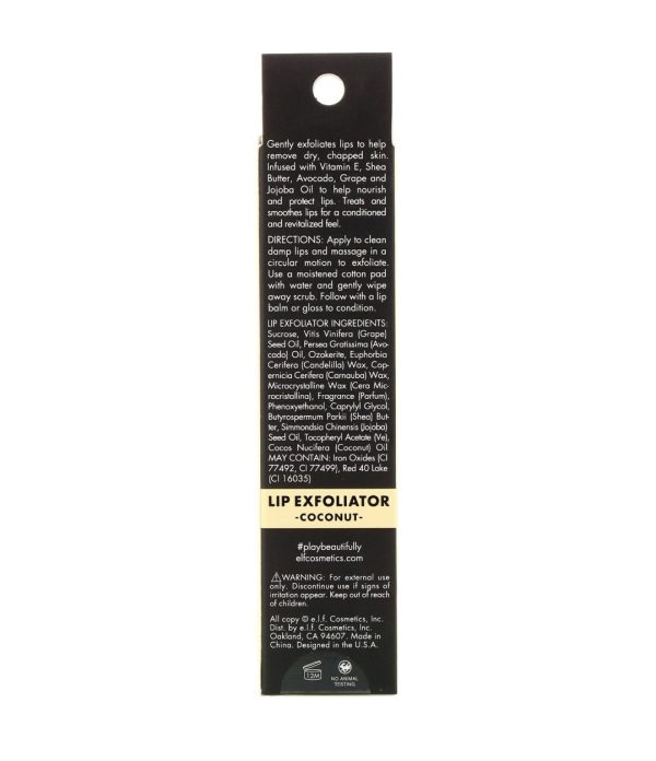 Lip Exfoliator, Coconut, 0.11 fl oz (3.2 g) Cheap