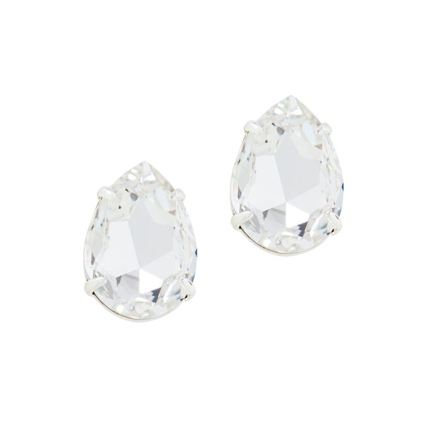 POWER DROP STATEMENT EARRINGS (CLEAR) Supply