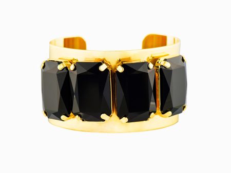 CUFFED IN GLAMOUR STATEMENT CUFF (JET) Online