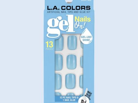 L.A. Colors 13 Piece Gel Nails On! Nail Tips And Glue Kit Fashion