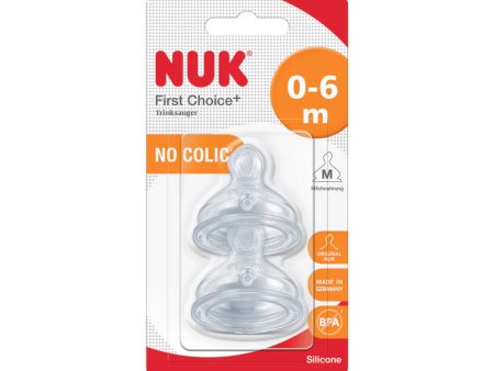 NUK First Choice Teat Silicone 0-6 months For Cheap