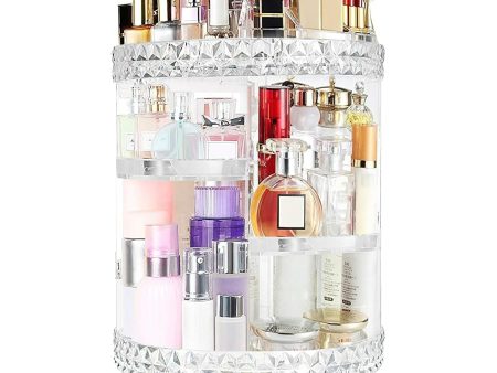 Makeup Organizer 360 Degree Rotating 7 Adjustable Layers Large Capacity  Online Sale