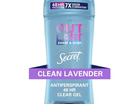 Secret Sweat & Odor 48 Hr Clean Lavender Deodorant - 73g Online Sale