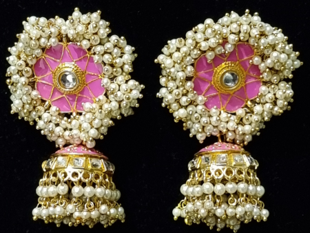 Gajra pearl jhumka. Sale