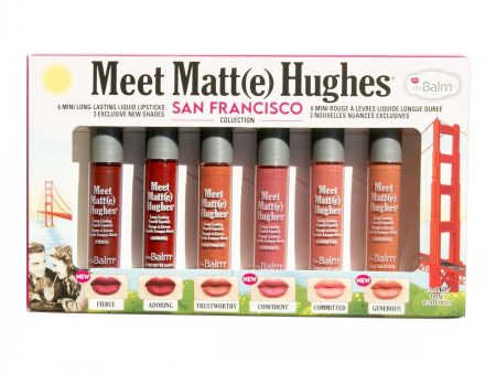 The Balm Meet Matte Hughes 6 Pc Mini Kit Online now