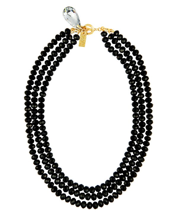 BEAUTIFUL IN BLACK STATEMENT NECKLACE Online