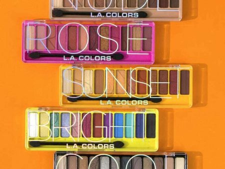 L.A. Colors Color Vibe 12 Color Eyeshadow Palette For Discount