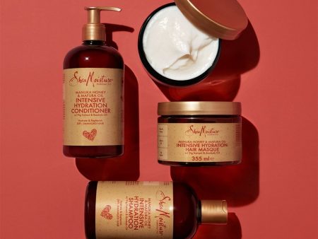 SheaMoisture Manuka Honey & Mafura Oil Intensive Hydration Combination Set - Includes 13 oz. Shampoo, 13 oz. Conditioner & 12 oz. Hair Masque Sale