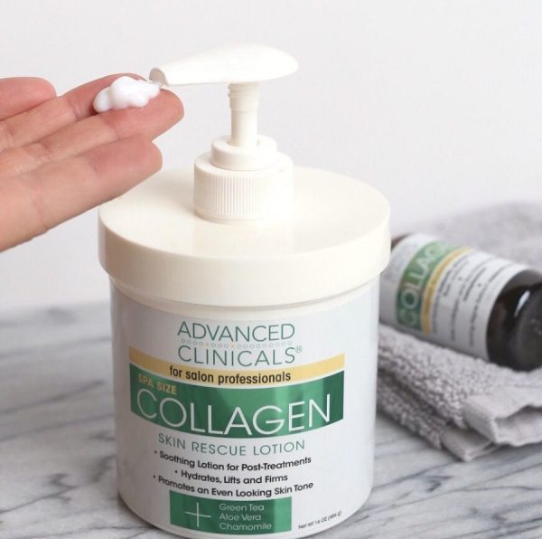 Advanced Clinicals Collagen Skin Rescue Lotion Online now