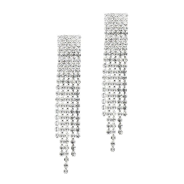 VIVACIOUS VINTAGE STATEMENT EARRINGS (SILVER) Online