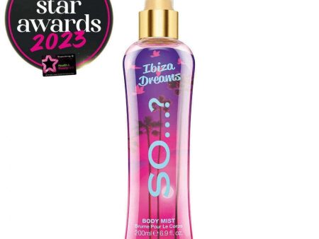 SO…? Ibiza Dreams Body Mist 200ml Hot on Sale