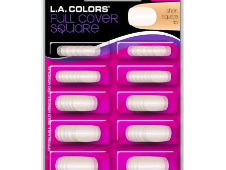 La Colors Nail Tips -Full Cover Square Supply