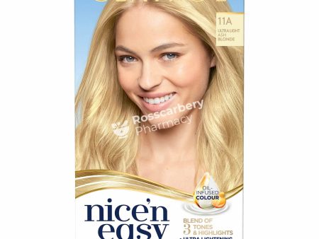 Clairol - Nice N Easy Creme Permanent Natural Looking Colour - 11A Ultra Light Ash Blonde Online Sale