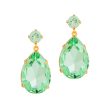 OPULENT GLAMOUR STATEMENT EARRINGS (MINT) For Discount