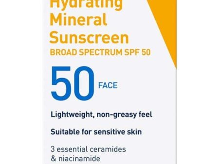 CeraVe 100% Mineral Sunscreen SPF 50 | Face Sunscreen with Zinc Oxide & Titanium Dioxide for Sensitive Skin Online Sale